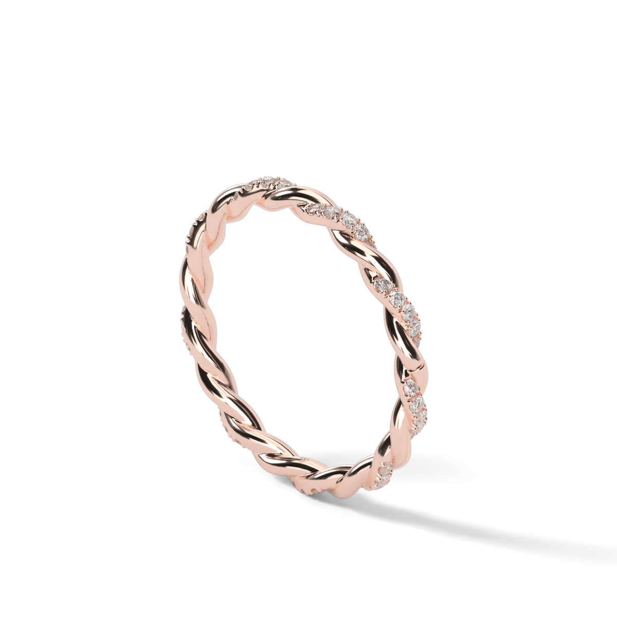 Classic Diamond Ring — 14K Rose Gold / Lab Diamond (image)