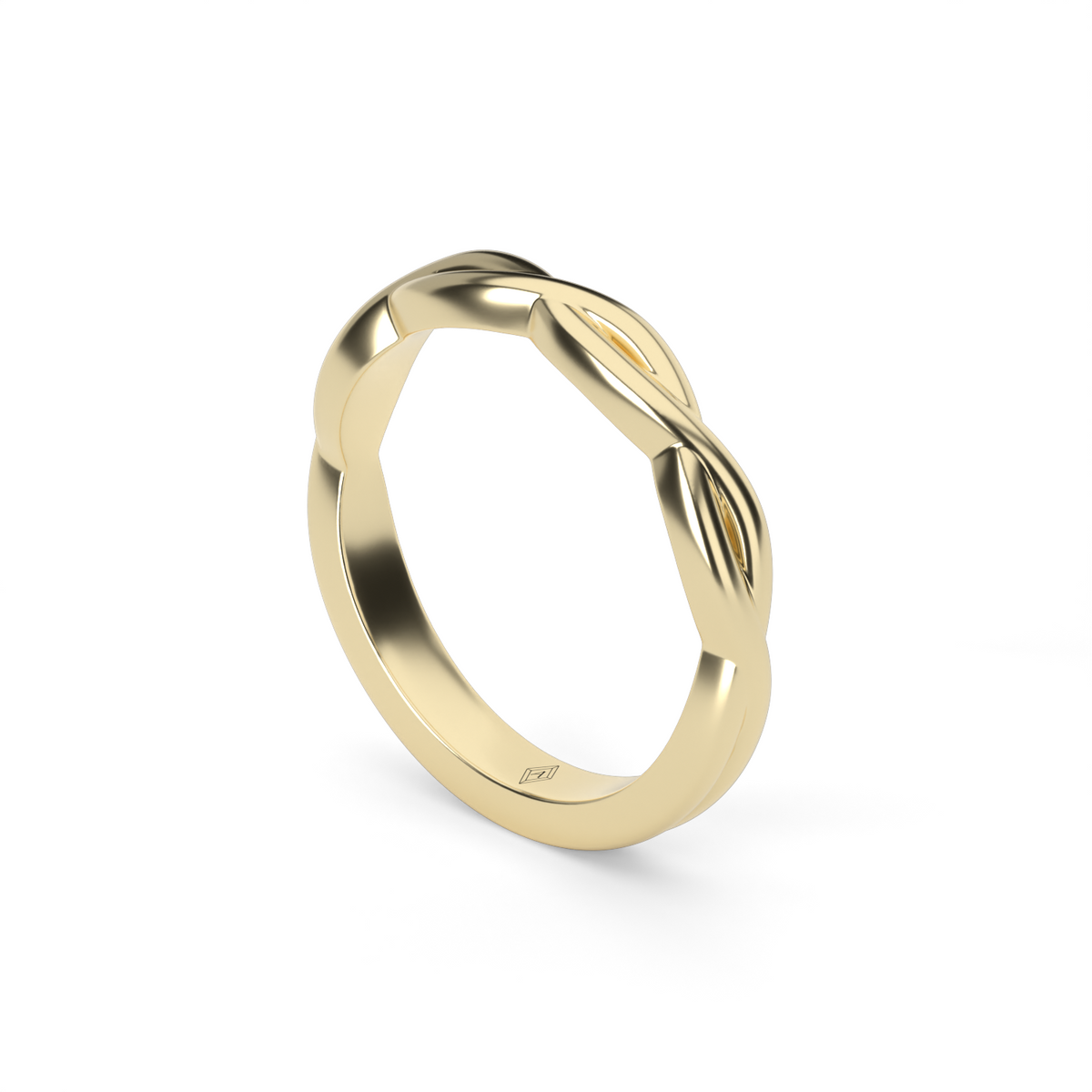 Twisted Wedding Ring — 14K Yellow Gold (image)