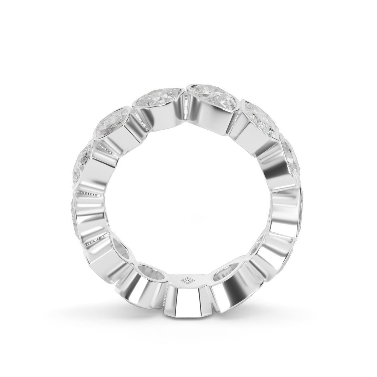 5.2 Carat Multi Shape Diamond Eternity Ring — 14K White Gold / Lab Diamond (image)