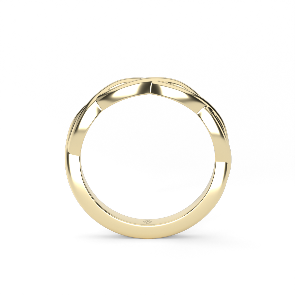 Twisted Wedding Ring — 14K Yellow Gold (image)